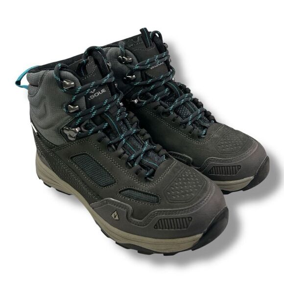 Vasque Hiking Boot Gray Blue Trail Outdoor Gorpcore Youth Size 5 - Picture 1 of 8